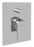 Roca L90 Built-In Bath Shower Mixer With Diverter - Chrome (5A0601C00)
