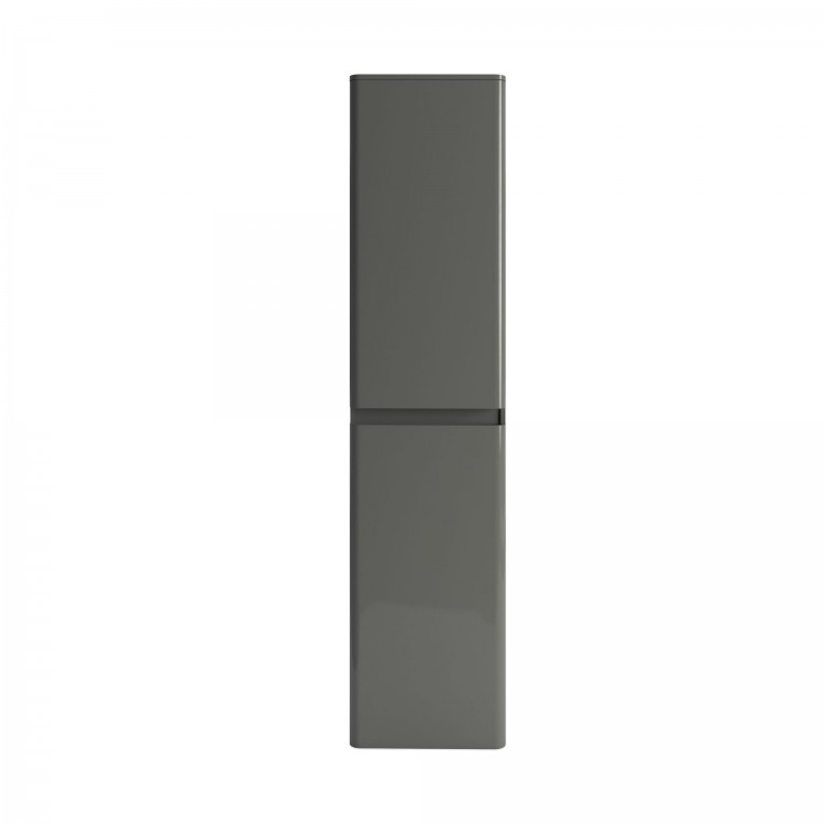 Neon Titanium Grey Wall Mounted Tall Storage Cabinet Left Hand (19623)