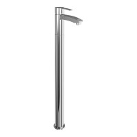 Britton Freestanding Sapphire single Lever bath filler - Inc Single Stand Pipe - Chrome (CTA14-W24)