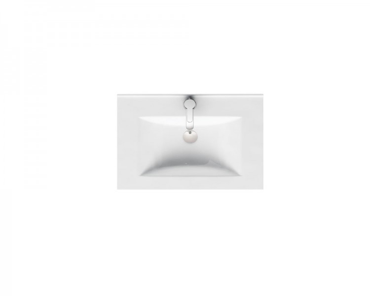 Britton - Aqua Cabinets 600mm ceramic basin - White - D450 range (C6045)