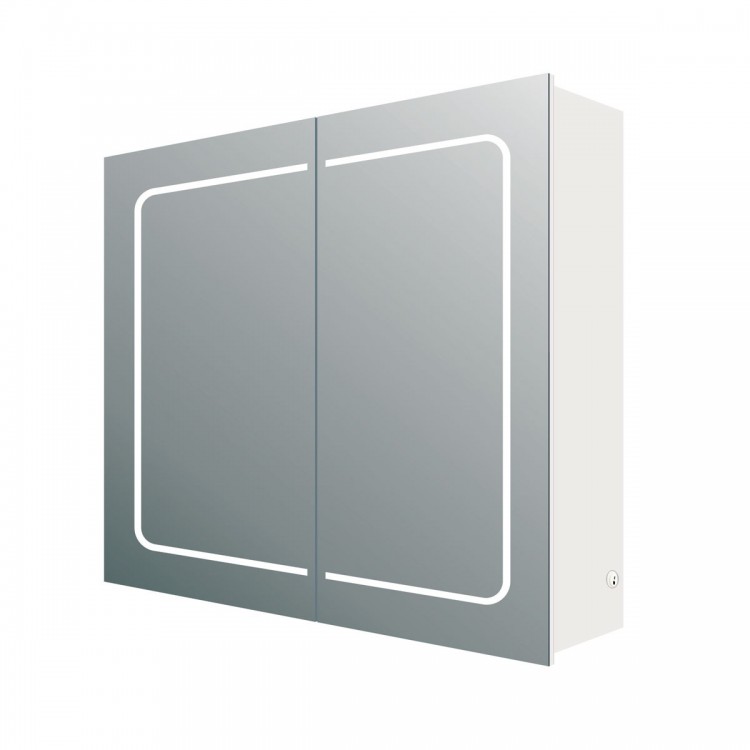 Manor Double Door LED Mirrored Wall Cabinet (21679)