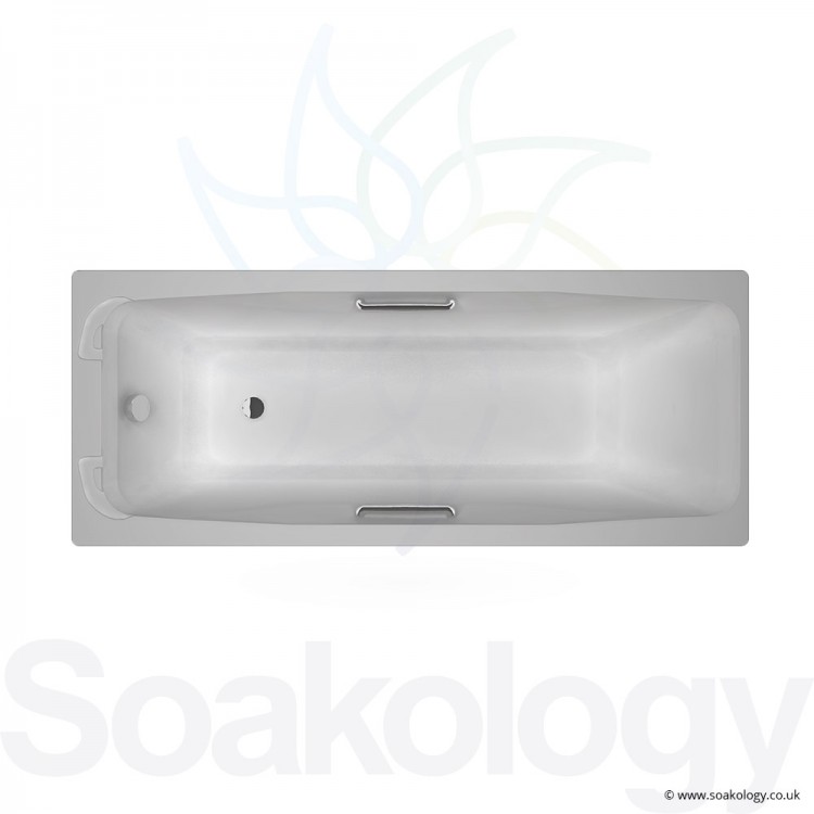 Carron Swallow Super 8 Bath 1700 x 700 x 365mm TG, 8mm - White (23.8001)