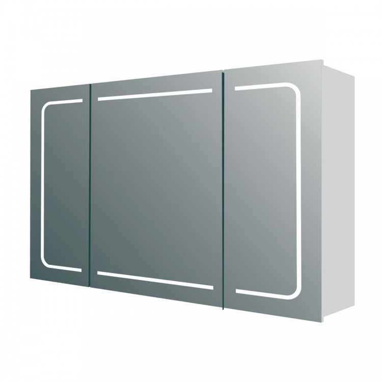 Manor Triple Door LED Mirrored Wall Cabinet (21680)