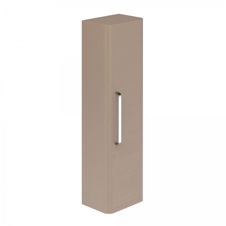 Esk Wall Mounted Tall Storage Cabinet Stone Grey (20671)