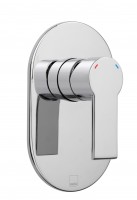 Vado Ion Single Lever Concealed Manual Shower Valve Wall Mounted - chrome (ION-145A-CP)