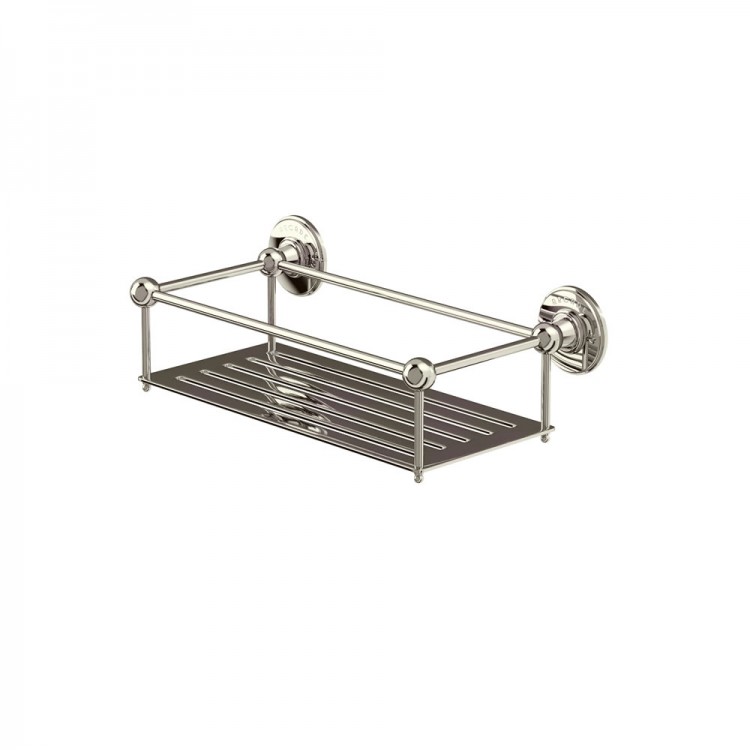 Arcade Wall Mounted Wire Basket 62mm Deep (155mm by 330mm) - Nickel (ARCA23-NKL)