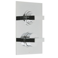 Vado Notion 2 Outlet Thermostatic Shower Valve Wall Mounted - chrome (NOT-148C2-CP)