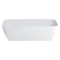 Clearwater Vicenza grande 1800mm - Modern Freestanding Bath - White clearStone (N7DCS)