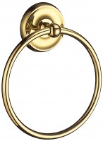 Smedbo Villa Towel Ring - Polished Brass (V244)
