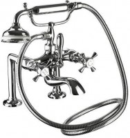 Glace Deck Mounted Bath Shower Mixer Kit. Chrome (ZXT6025100)