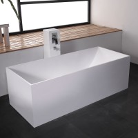 Porto 1700mm S-Cast Solid Surface Double Ended Freestanding Bath (SK15004)