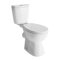 Lisbon Close Coupled Toilet (with Standard Seat) (20511)