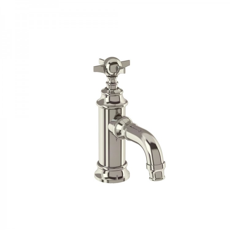 Arcade Mini Single Lever Basin Mixer without Pop Up Waste - Nickel (ARC35)