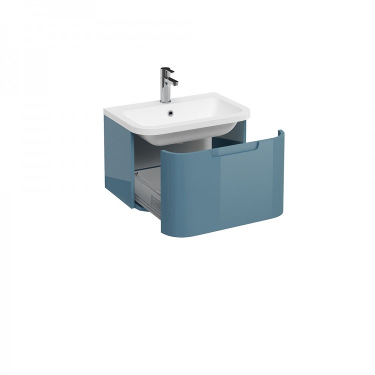 Britton - Aqua Cabinets 600mm Vanity Unit - wall hung - Compact - Ocean (CM3O-Q6040)