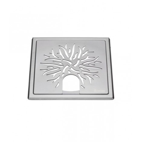 Smedbo Outline Floor Grating Crown for Tub - Brushed Stainless Steel (FS505)
