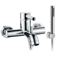 Vado Zoo Exposed Bath Shower Mixer With Shower Kit - chrome (ZOO-123-K-CP)