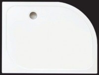 Merlyn MStone Offset Quad Shower Tray 1000 x 800 LH - White (D108QL)