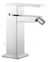 Vado Notion Mono Bidet Mixer Single Lever Deck Mounted With Pop-Up Waste - chrome (NOT-110-CP)
