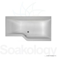 Carron Urban Edge Showerbath RH 1575x845 5mm - White (23-0046R)