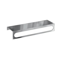 Britton 35cm stainless steel shelf & towel rail (BR15)
