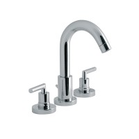 Vado Elements Air 3 Hole Basin Mixer With Pop-Up Waste - chrome (ELA-101-CP)