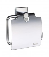 Smedbo House Toilet Roll Holder with Cover - Polished Chrome (RK3414)