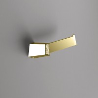 S8 Swarovski Open Toilet Roll Holder - gold (165056)