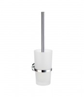 Smedbo Home Wall Mounted Toilet Brush With Container - Polished Chrome (HK333)