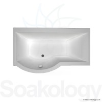 Carron Urban Shower Bath 1500 x 750/900mm LH Bathtubs | Carronite - White (23.2018L)