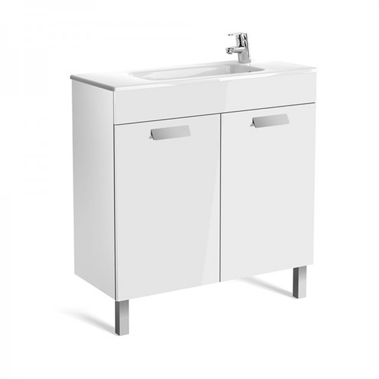Roca Debba Compact Basin and Furniture 2 Soft-Close Doors 800mm- Gloss White (855903806)