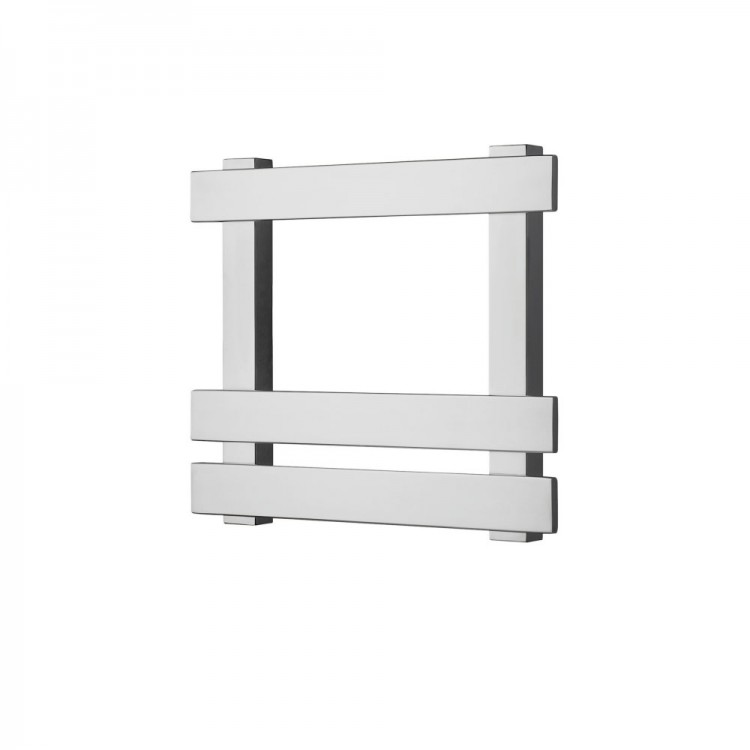 Octagon 350 x 400 - Wall Hung Heated Towel Rail - Stainless Steel (RXOC-0350400-SS)