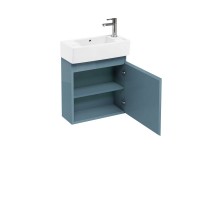 Britton - Aqua Cabinets 250mm Cloakroom Vanity unit - Ocean - Compact Range (R10O-CR-1731)