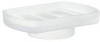 Smedbo Xtra Spare Frosted Glass Soap Dish - Frosted Glass (L348)