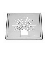 Smedbo Outline Floor Grating Star for Tub - Brushed Stainless Steel (FS501)