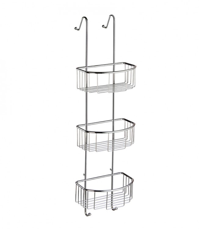 Smedbo Sideline Triple Shower Basket - Polished Chrome (DK1046)