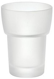Smedbo Xtra Spare Frosted Glass Tumbler - Frosted Glass (L349)