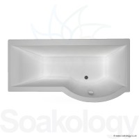 Carron Urban Shower Bath 1700 RH 5mm - White (23.0019R)