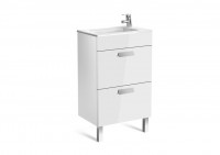 Roca Debba Compact Basin and Furniture 2 Soft-Close Drawers 500mm- Gloss White (855904806)