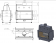 Топка ECT Double 90x51/V 15 кВт, 900/510, туннель, футеровка вермикулит