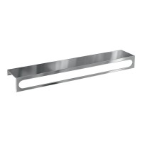 Britton 55cm stainless steel shelf with a towel rail (BR8)