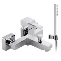 Vado Te Exposed Bath Shower Mixer With Shower Kit - chrome (TE-123-K-CP)