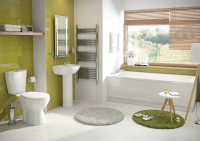 Lisbon Five Piece Bathroom Suite (Including 1700mm x 700mm Bath) (23637)