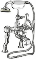 Crown Deck Mounted Lever Bath Shower Mixer. Chrome (ZXR6850100)