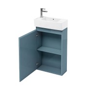 Britton - Aqua Cabinets 250mm Floorstanding Vanity unit - Ocean - Compact Range (R20O-CR-1730)