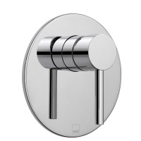 Vado Zoo Round Back Plate Concealed Manual Shower Valve - chrome (ZOO-145ARO-CP)