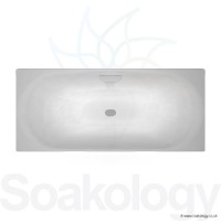 Carron Echelon Bath 1700 x 750 x 420mm, Bathtubs | Carronite without tap ledge - White (23.5831)