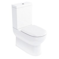 Compact close coupled WC inc Soft Close Seat & Cistern - White (CM-0006-PACK)
