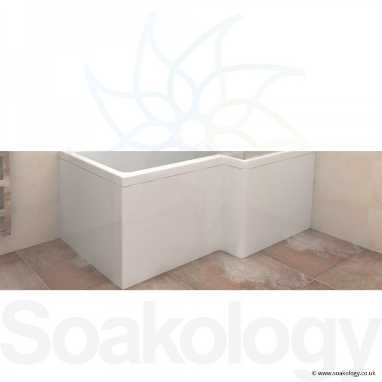Carron Quantum Shower Bath Front Panel, 1500mm - Acrylic - White (23.3511)