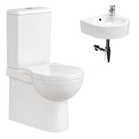 Klein Close Coupled WC and 400mm Basin Suite (SK9028-19)