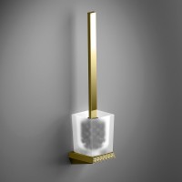 S8 Swarovski WC Brush Set - gold (165070)
